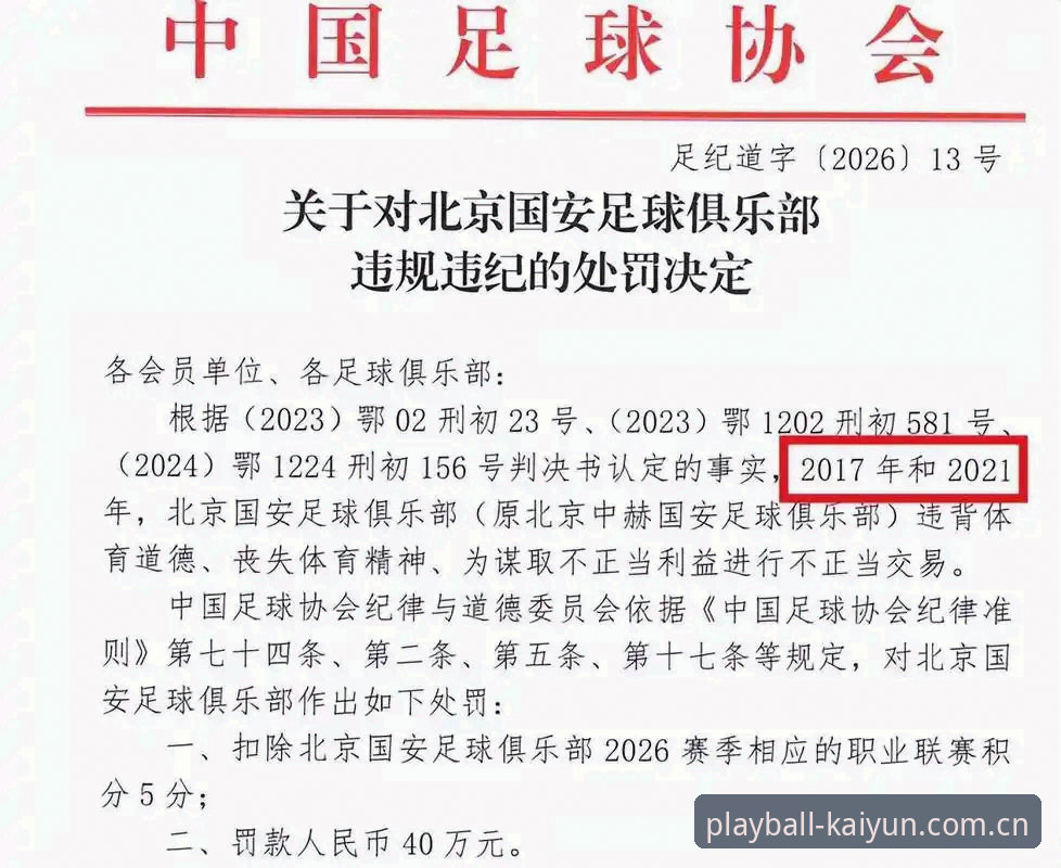 kaiyun苹果版 中国足协第三批禁足名单全览:17人终身禁赛,48人受罚